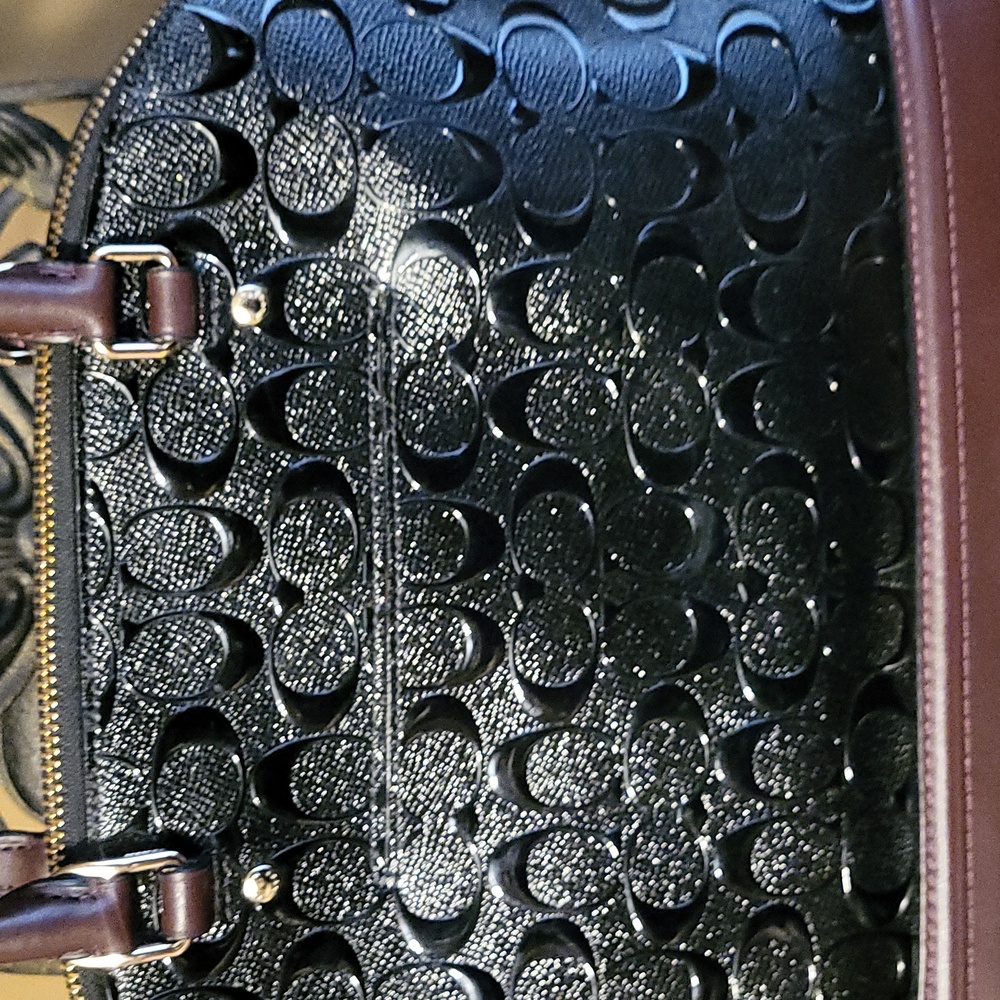 Coach Black and Brown Women's Bag Set - Picture 10 of 12